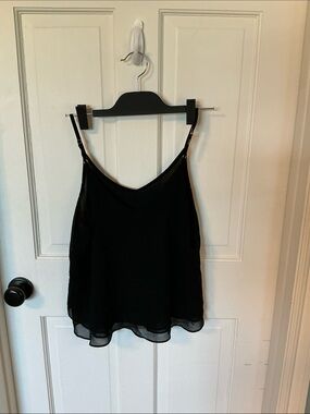 Black tank top